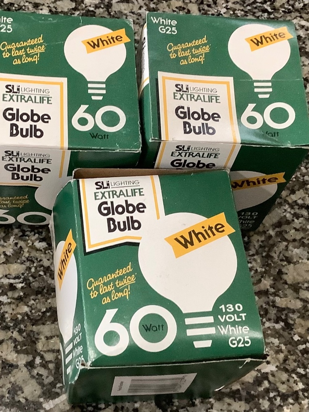 White Globe Bulbs 60W G25 – SLI Lighting
